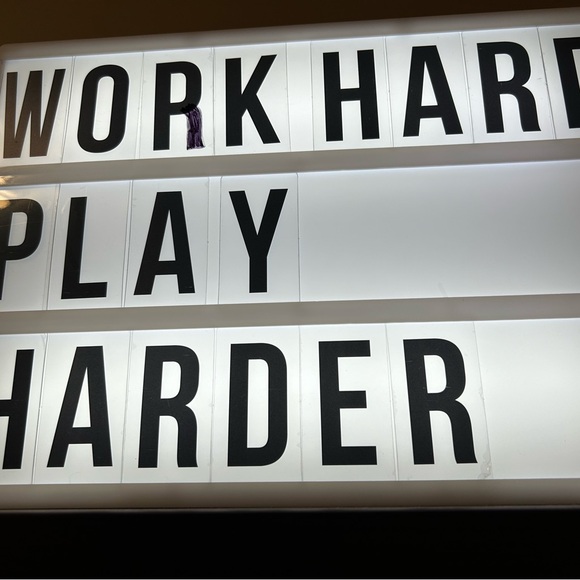 Room Decor—College or Study Room Decor with light up option & letters for words - Picture 7 of 8